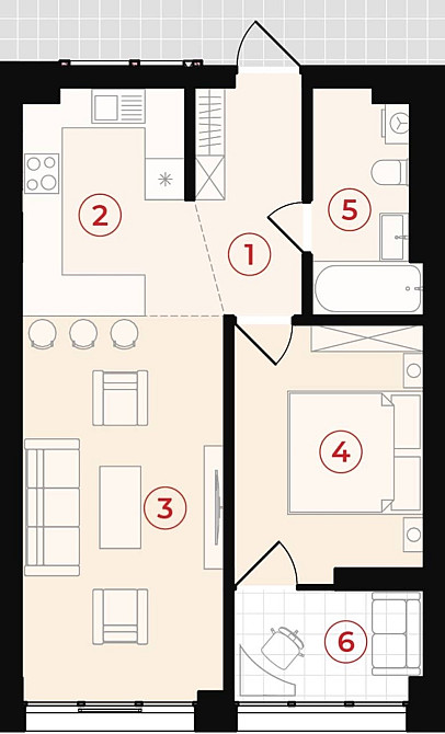 Продаж Квартира 2-кімнатна, 14/16 поверх на Південний б-р Ивано-Франковск - изображение 12