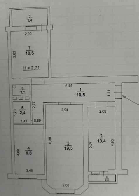 Продам 3-х комнатную квартиру в ЖК "Новый квартал". Кирпичный дом. Odessa - photo 13