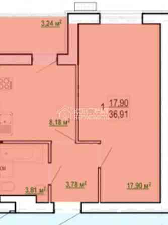 Продаж Квартира 1-кімнатна, 12/16 поверх на вул. Борткевича Kharkiv