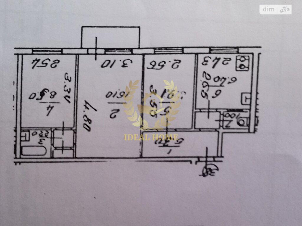 Продаж Квартира 3-кімнатна на Каунасская ул., 16/1 Київ - фото 1