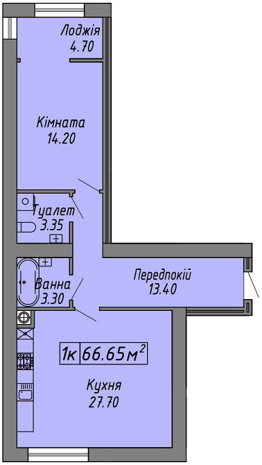 Продаж Квартира 2-кімнатна, 2/10 поверх на вул. Бандери С. Ивано-Франковск - изображение 2