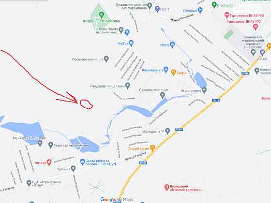 Продаж земельної ділянки 10 соток на Садовий Винница