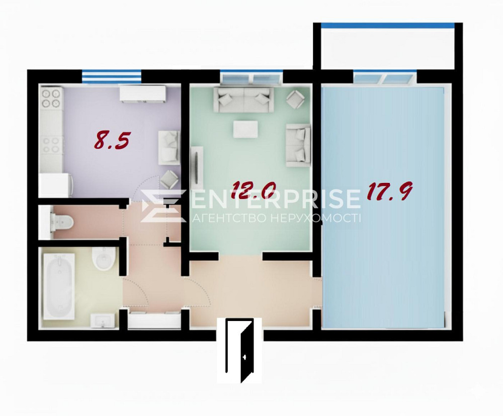 Продаж Квартира 2-кімнатна, 2/16 поверх на вул. Харківське шосе Київ - фото 18