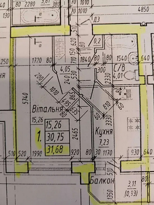 Продаж Квартира 1-кімнатна, 8/9 поверх Тернополь - изображение 3