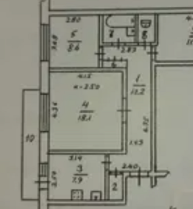 Продам 3-х комнатную квартиру на пос.Котовского (пр-кт Добровольского) Одеса - фото 13
