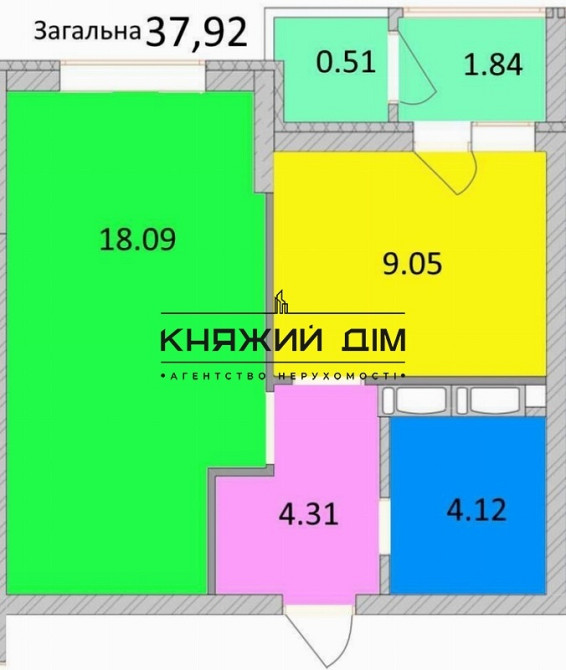 Переуступка! Продажа 1 к.кв. в ЖК Злагода. № 21138700 Київ - фото 6