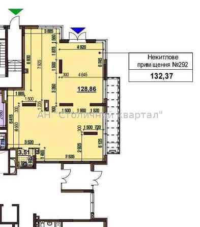 Оренда приміщення вільного призначення на Всеволода Змієнка вул., 34/21 приміщень - 1, поверх - 1/17 Киев