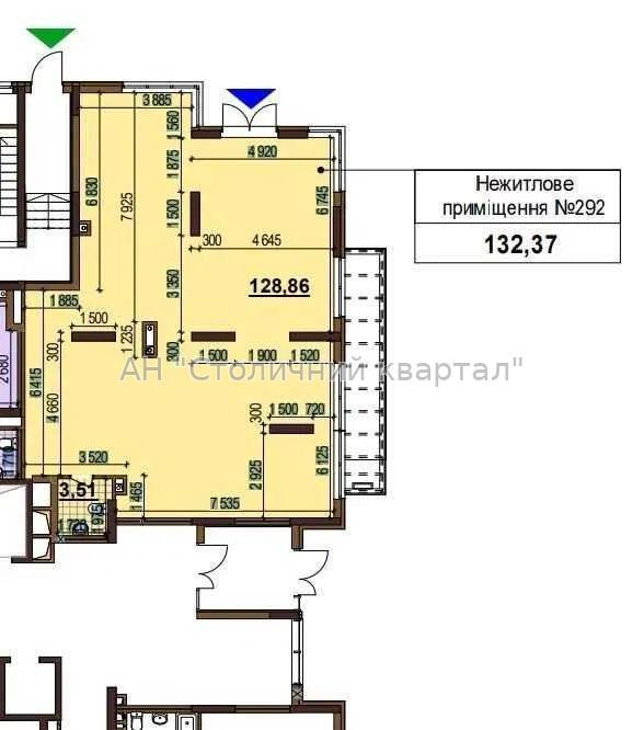 Оренда приміщення вільного призначення на Всеволода Змієнка вул., 34/21 приміщень - 1, поверх - 1/17 Київ - фото 2