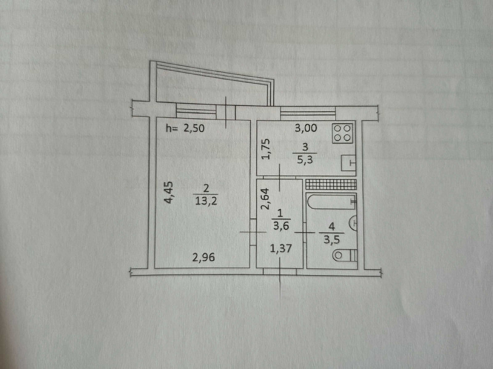 Продаж Квартира 1-кімнатна, 1/9 поверх на Деміївська вул., д. 37 Київ - фото 14