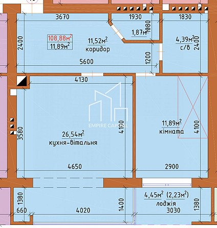 Продаж 2к Квартира 108.88 кв.м Купальська вул. Брюховичи (Перемишлянський район) - изображение 17