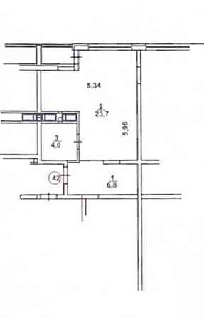 Продаж 1к Квартира 35 кв.м Янтарна, 44 Kiev