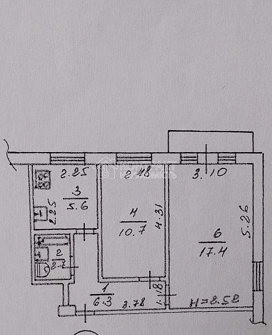 Продаж Квартира 2-кімнатна, 5/5 поверх на вул. Героїв Харкова Kharkiv - photo 6