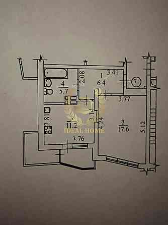 Продаж Квартира 1-кімнатна, 17/23 поверх на Харьковское шоссе, 17А Київ