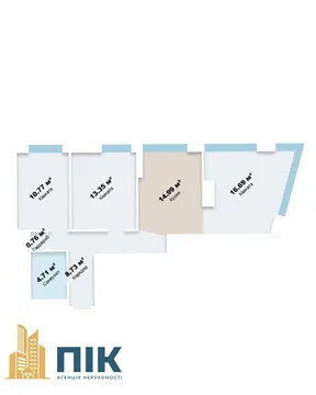 Продаж Квартира 2-кімнатна, 5/24 поверх на улица Братьев Чибинеевых (Черниговская), д.8 Киев - изображение 7