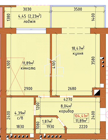 Продаж 2к Квартира 104 кв.м Купальська вул. Брюховичи (Перемишлянський район) - изображение 17