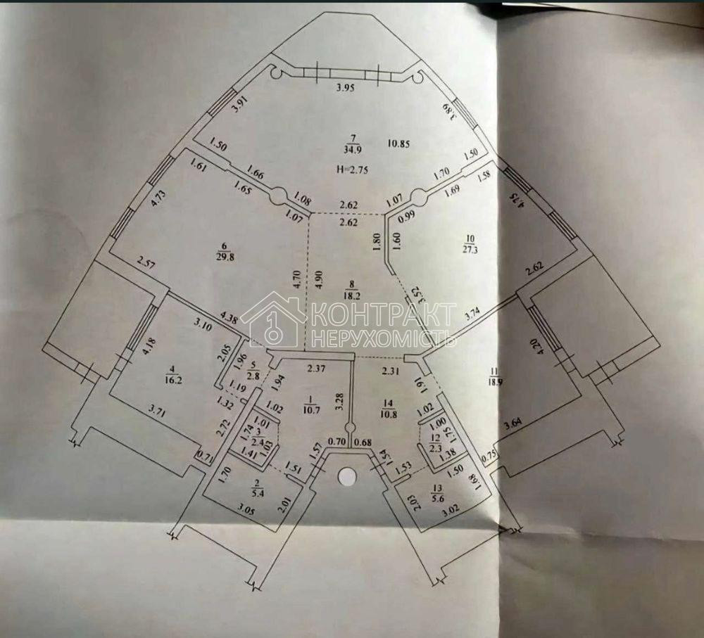 Продаж Квартира 4-кімнатна, 6/25 поверх на вул. Барабашова Kharkiv - photo 9