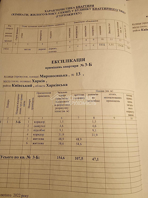 Продаж Квартира 3-кімнатна, 1/5 поверх на вул. Мироносицька Харьков - изображение 11