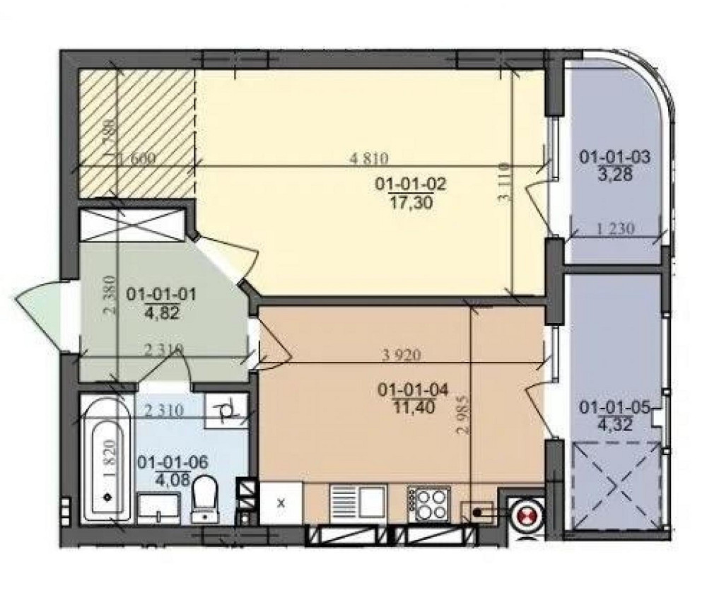 Продаж Квартира 1-кімнатна, 1/10 поверх на вул. Трускавецька Львів - фото 2