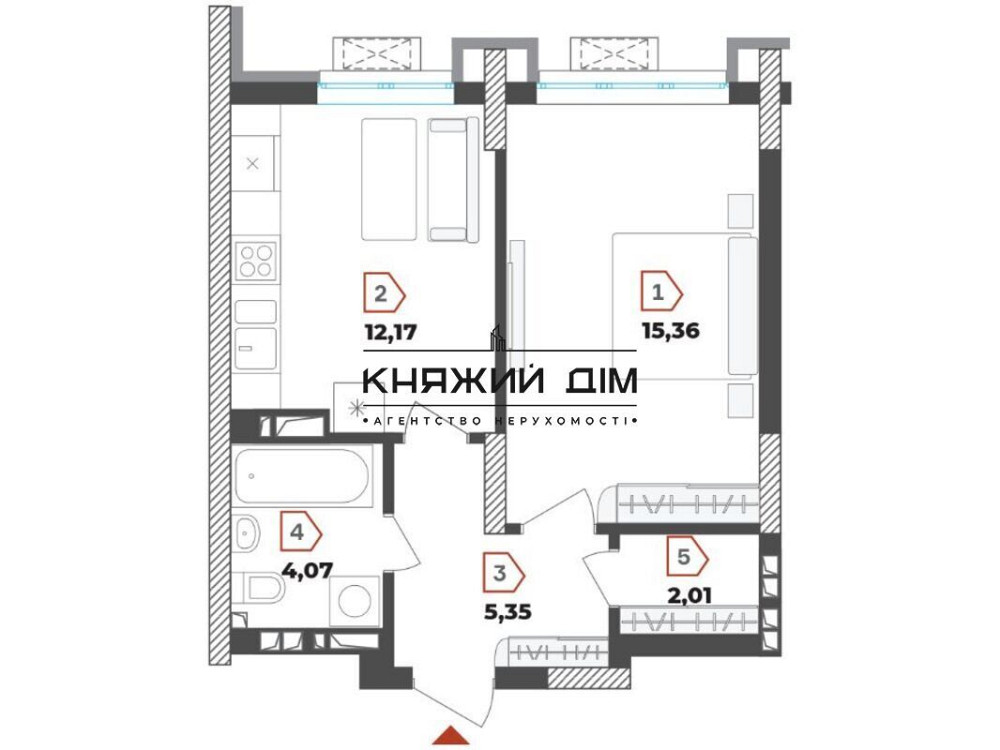 Продажа 1 к.кв. в ЖК Док 32 (Рыбальский остров). № 21130646 Киев - изображение 10