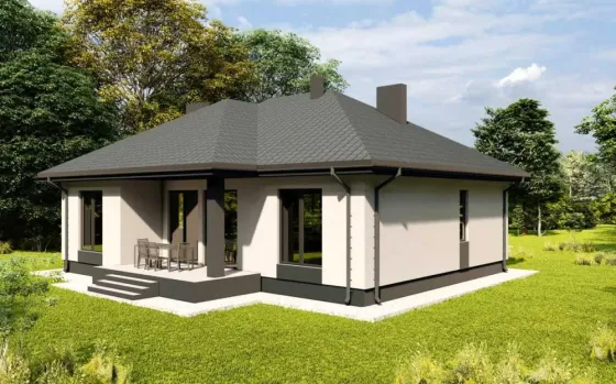 For sale 1-storey House with land 7.4 ares 126 sq.m 3 rooms at Струмівка Luts'k