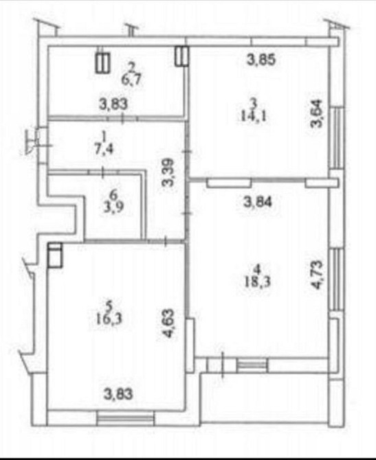Продаж Квартира 2-кімнатна, 26/26 поверх на Лобановського вул., д. 144 Kiev - photo 18
