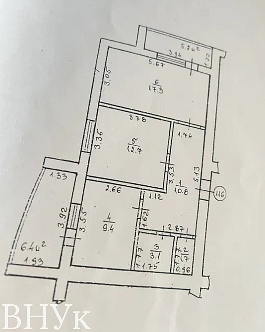 Продаж Квартира 3-кімнатна, 7/10 поверх на провулок ключний Івано-Франківськ - фото 13