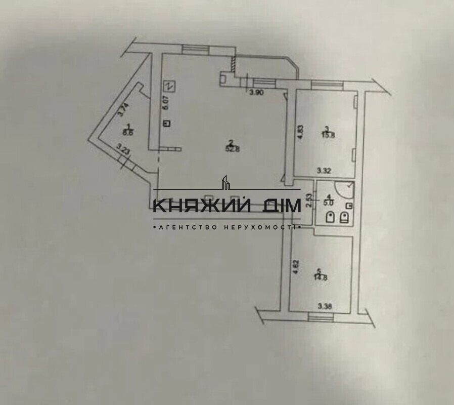 Продаж Квартира 3-кімнатна, 3/14 поверх на Вишняковская ул. Київ - фото 16