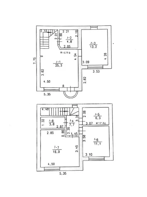 Продажа 2-этажный Дом с участком 1 сот 90 кв.м 3 комн. на Совиньон Одесса - изображение 17