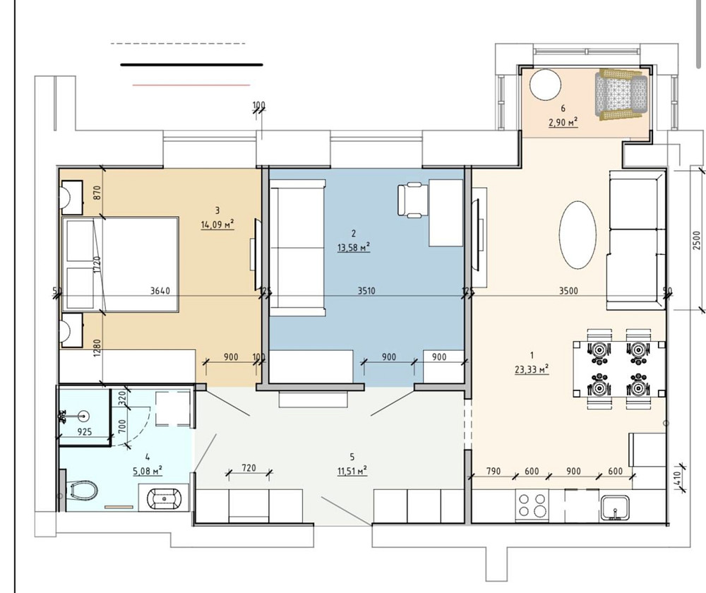 Продаж Квартира 3-кімнатна, 8/10 поверх на Аржанова ул., 3 Дніпро - фото 13
