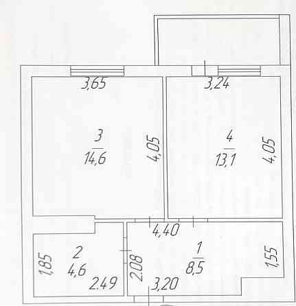 Продаж Квартира 1-кімнатна, 7/11 поверх на Профсоюзная ул. Odessa
