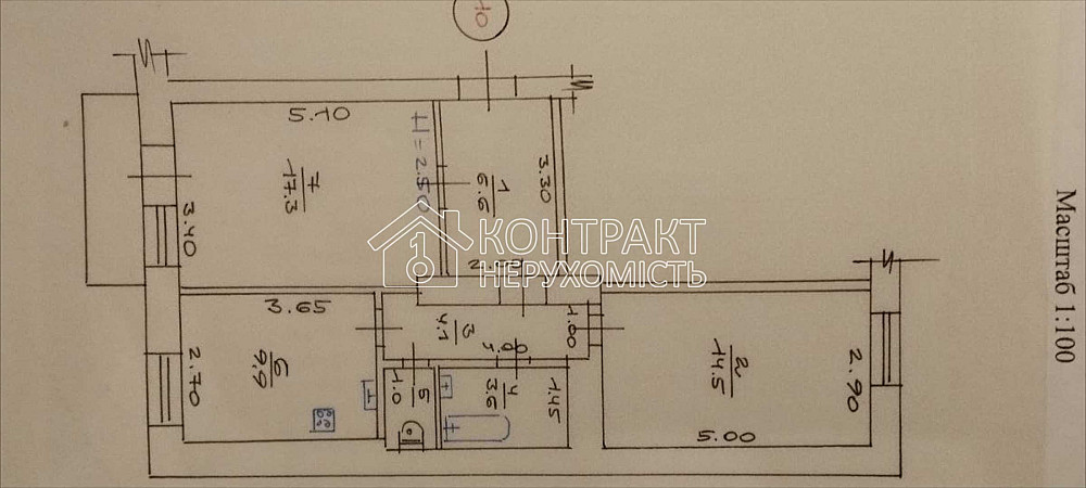 Продаж Квартира 2-кімнатна, 5/5 поверх на вул. Гімназійна Харків - фото 13