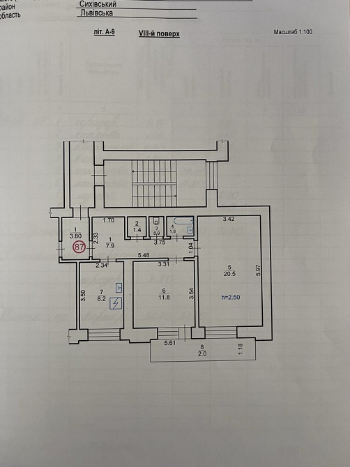 Продаж Квартира 2-кімнатна, 8/8 поверх на вул. Морозна Львов - изображение 12