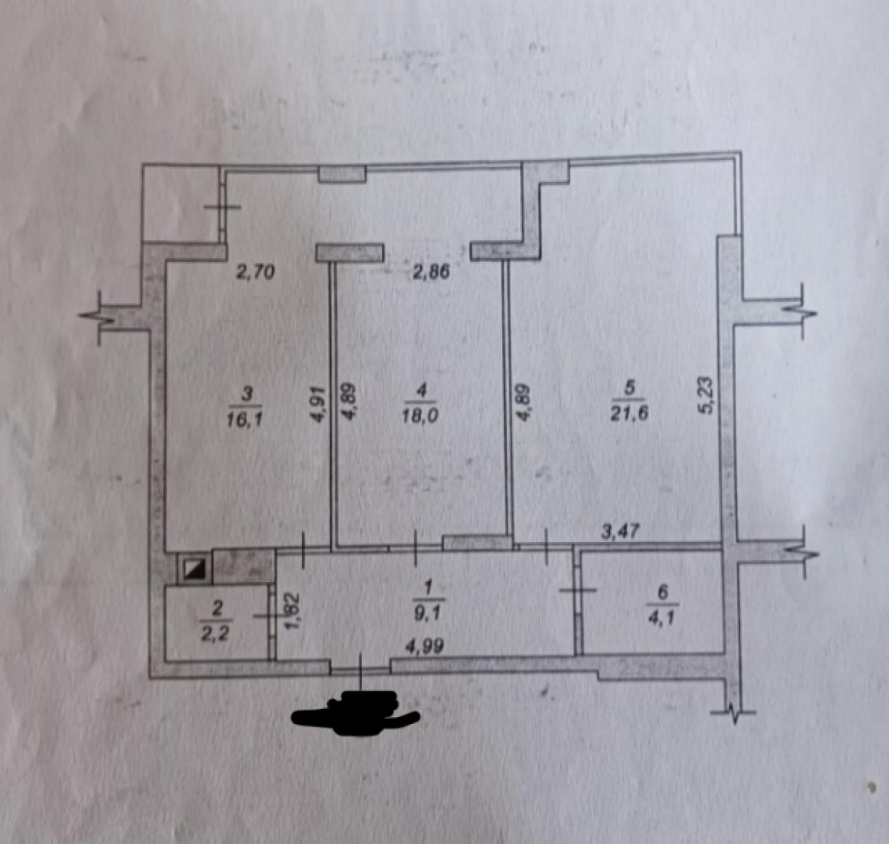 Продаж Квартира 2-кімнатна, 10/10 поверх на вул. Вітрука Zhytomyr - photo 1