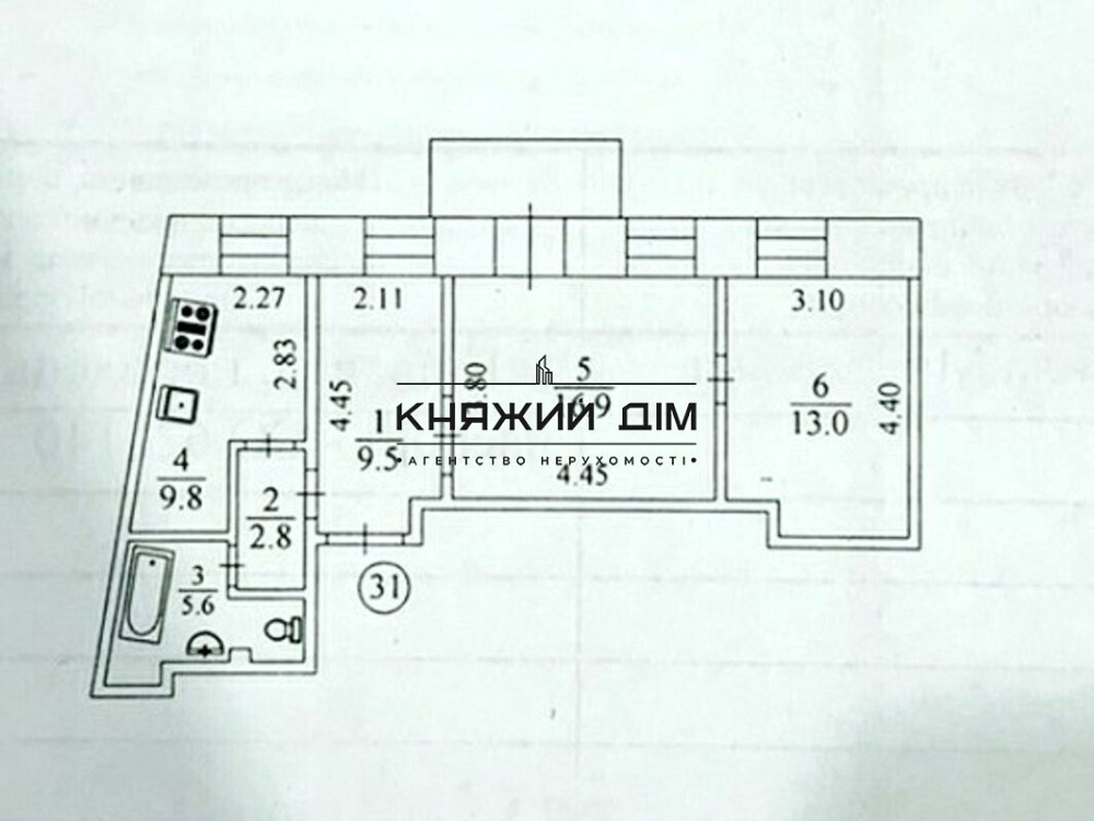 Оренда офісне приміщення на Архитектора Городецкого ул. поверх - 2/5 Kiev - photo 2