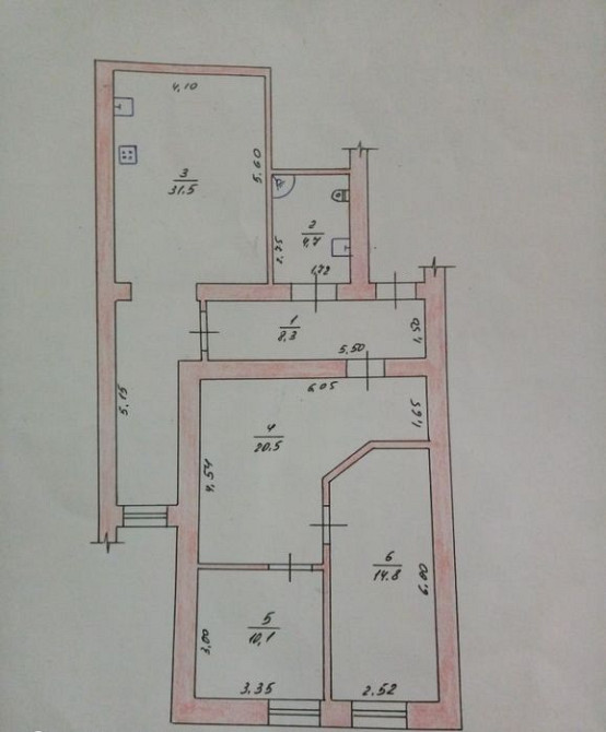 Продаж 3к Квартира 90 кв.м Г. Потапова Zhytomyr - photo 1