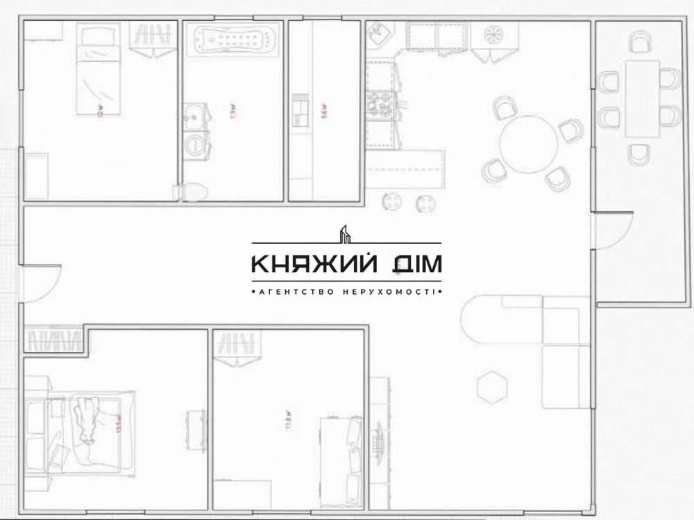 Продажа дома 100 кв.м Любимовка Киево-Святошинский район  2211512 Любимівка (Вишгородський район) - фото 3