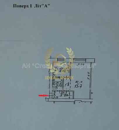 Продаж Квартира 1-кімнатна на Ружинская ул., 3/56 Киев