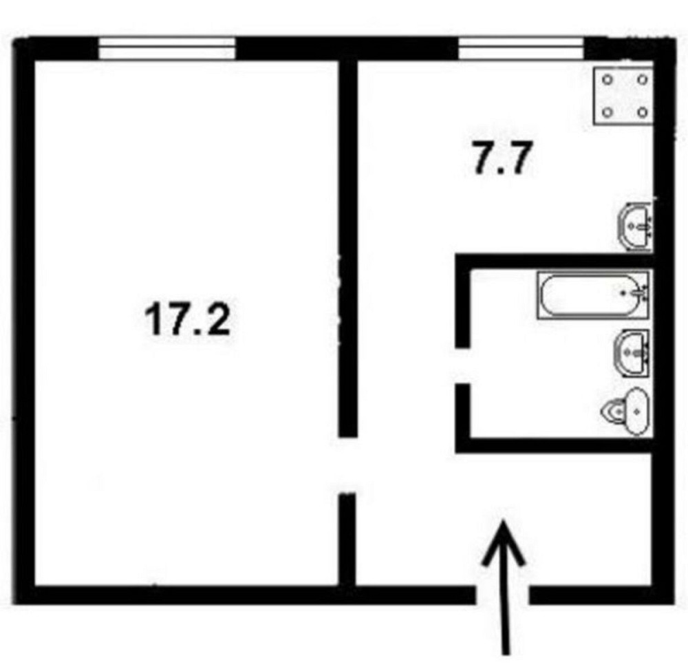 Продаж Квартира 1-кімнатна, 1/5 поверх на Академіка Заболотного вул., 156/1 Kiev - photo 2