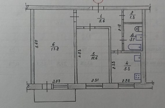 Продаж Квартира 2-кімнатна, 3/5 поверх Житомир - изображение 16