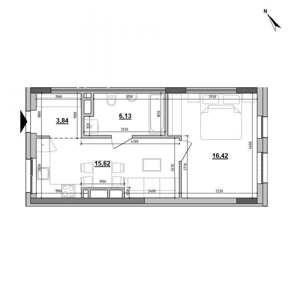 Продаж Квартира 1-кімнатна, 2/7 поверх на вул. Персенківка Львов - изображение 6