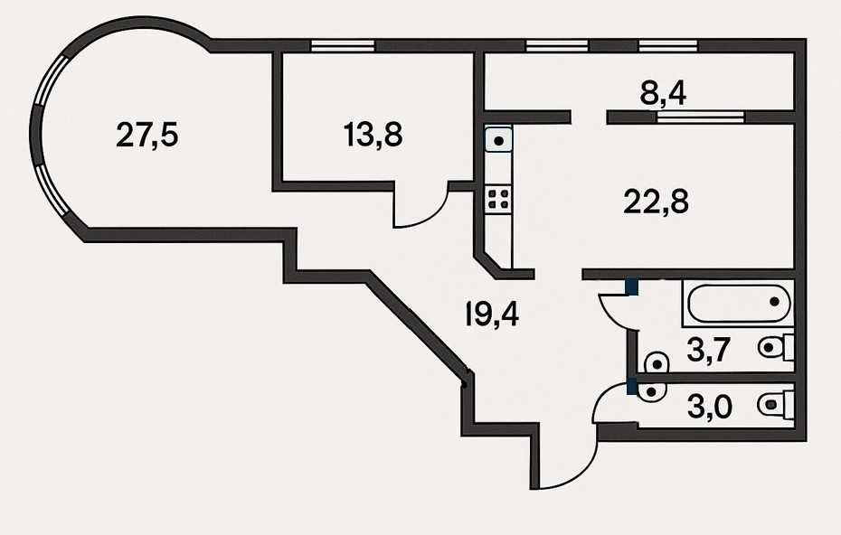 Продаж Квартира 3-кімнатна, 24/26 поверх на Олевська вул., д. 5 Київ - фото 18