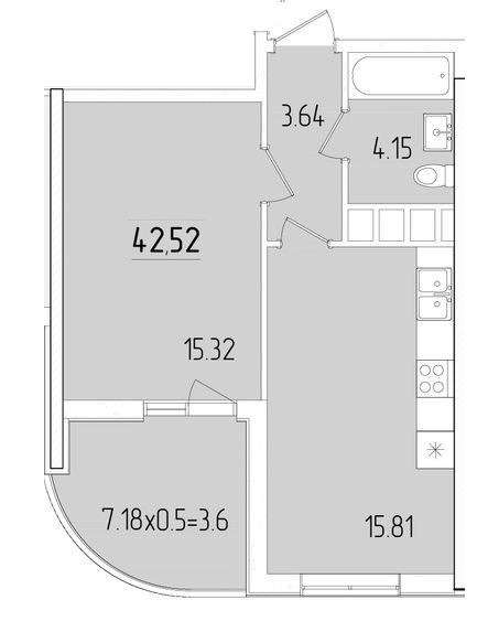 Продаж Квартира 1-кімнатна, 6/25 поверх на Краснова улица, 3/67 Одеса - фото 2