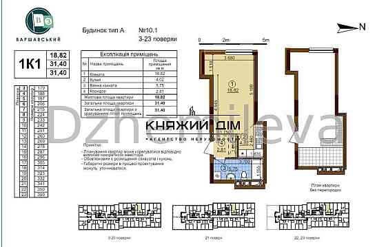 Продаж квартири в ЖК Варшавський Kiev