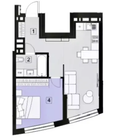 Продаж Квартира 1-кімнатна, 10/12 поверх на вул. Кульпарківська L'viv