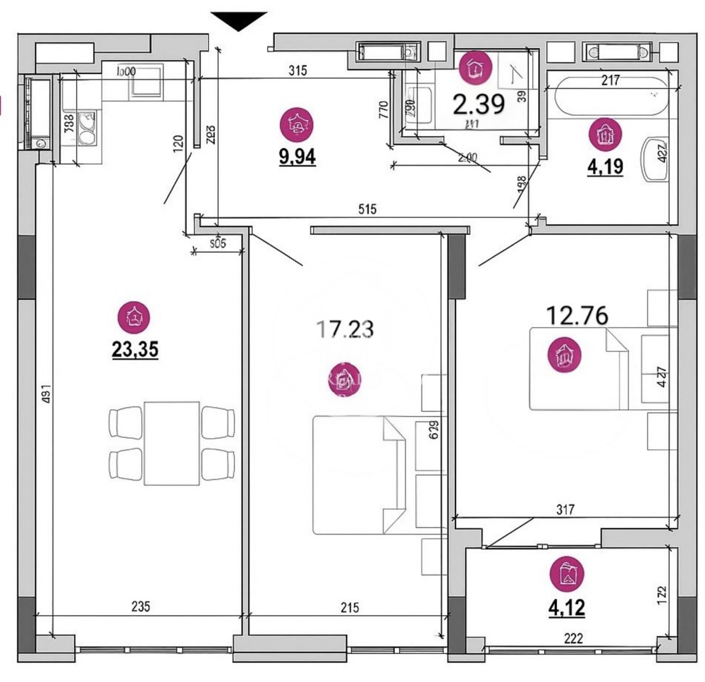 Продаж 2к Квартира 74 кв.м Хмельницького вул., 207 Львів - фото 13