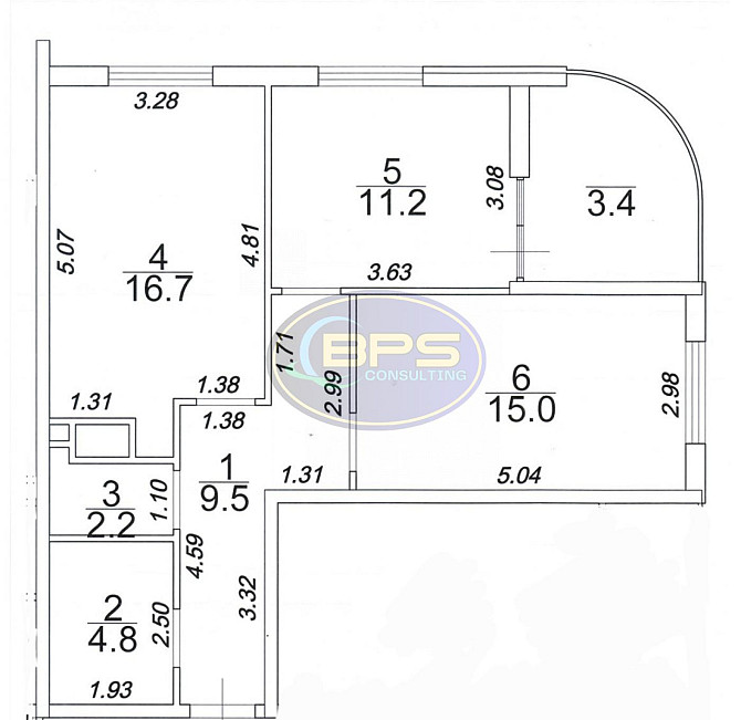 Продаж 2к квартири 63 кв. м Одеса - фото 5
