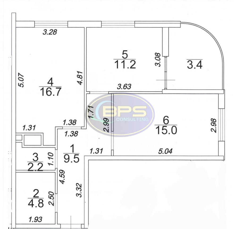 Продаж 2к квартири 63 кв. м Одеса - фото 5