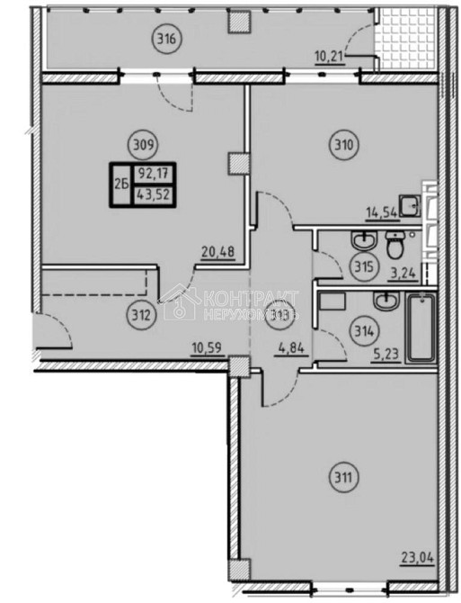 Продаж Квартира 2-кімнатна, 8/17 поверх на вул. Мінська Харьков - изображение 1