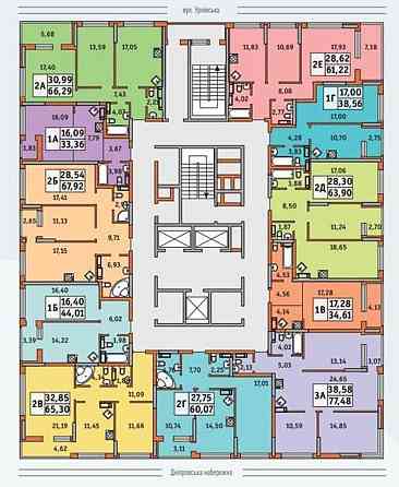 Продаж Квартира 2-кімнатна, 3/26 поверх на Причальная, 11 Киев