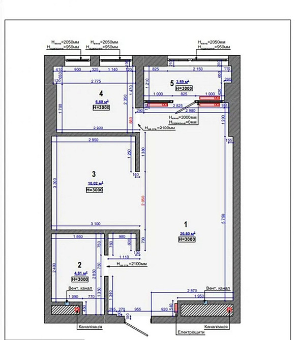 Продаж Квартира 1-кімнатна, 32/36 поверх на Берестейський вул., д. 11 Kiev - photo 14